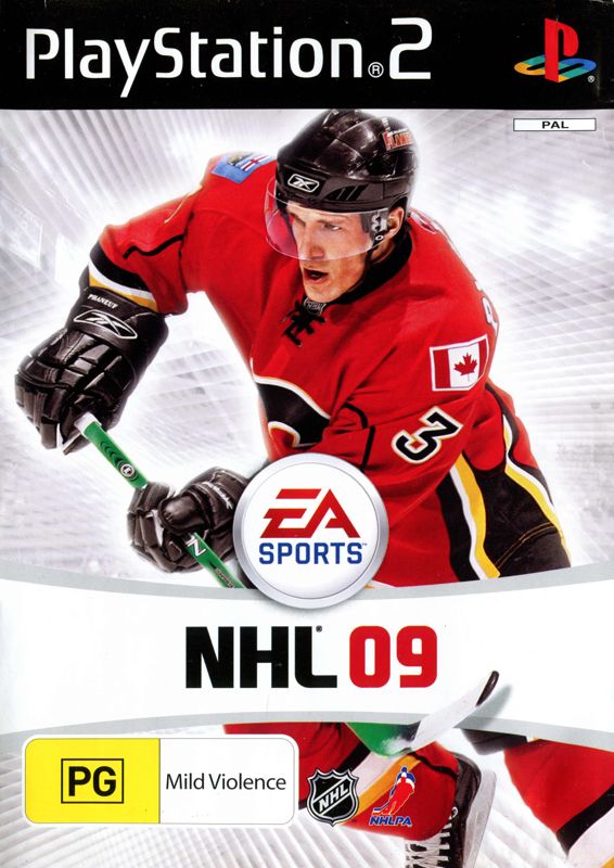 NHL 09 box art for Playstation 2